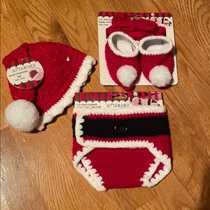 Newborn Christmas Santa Set